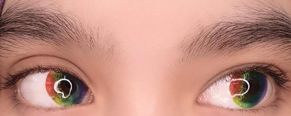 Sweety Multil Rainbow II (1 lens/pack)-Colored Contacts-SweetyCon