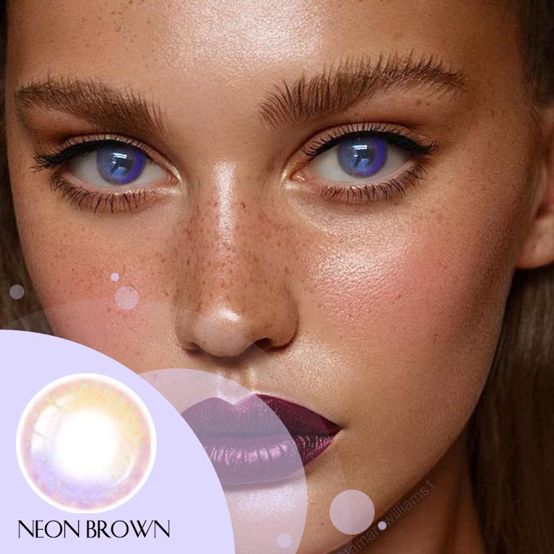 Sweety Neon Brown (1 lens/pack)-Colored Contacts-SweetyCon