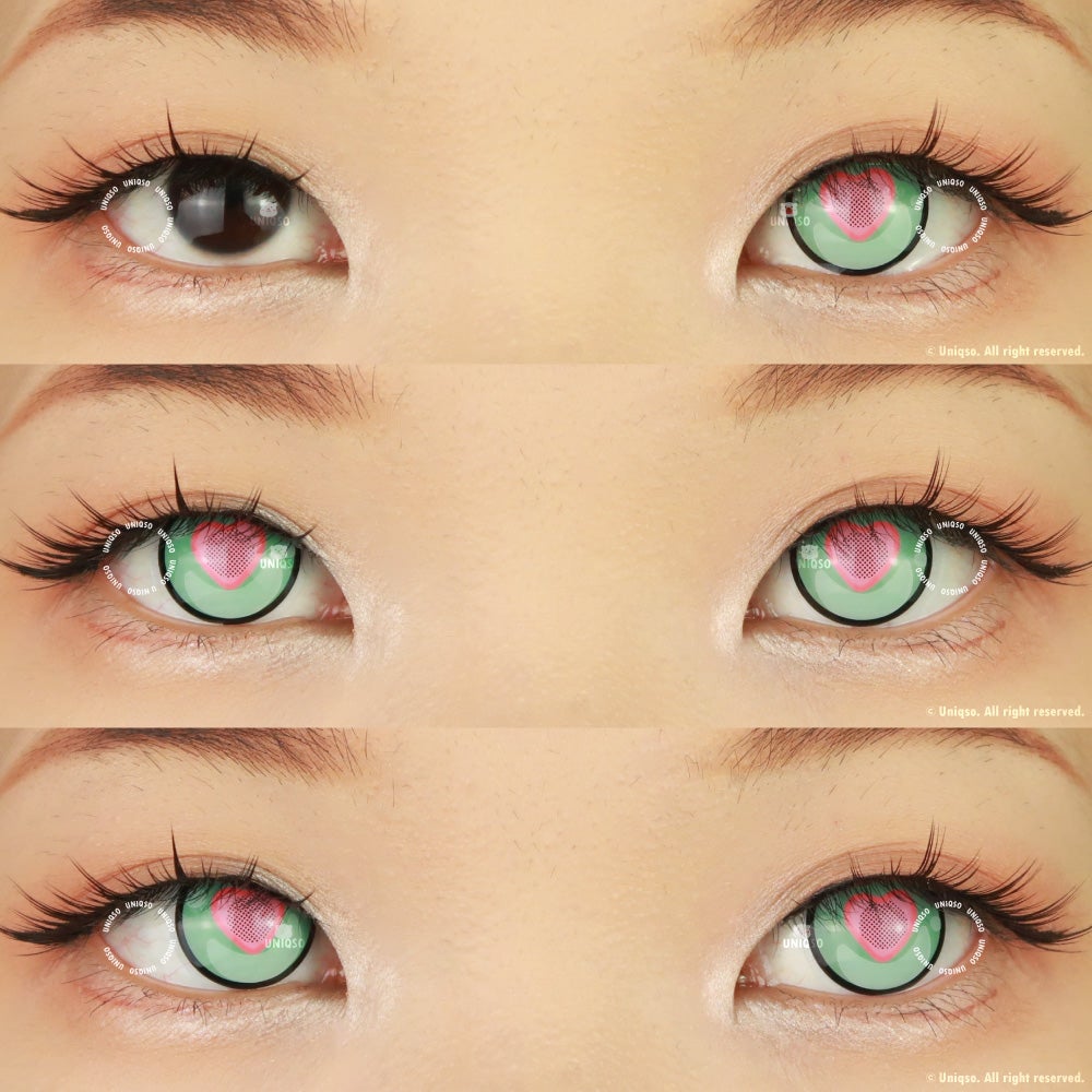 Sweety Pink Love (1 lens/pack)-Colored Contacts-SweetyCon