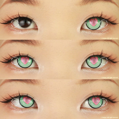 Sweety Pink Love (1 lens/pack)-Colored Contacts-SweetyCon