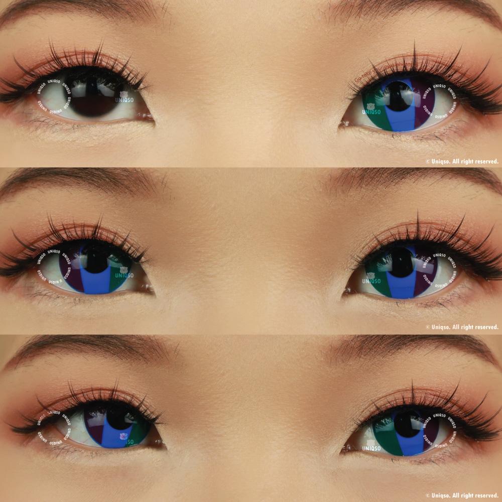 Sweety Pride Blue (1 lens/pack)-Colored Contacts-SweetyCon