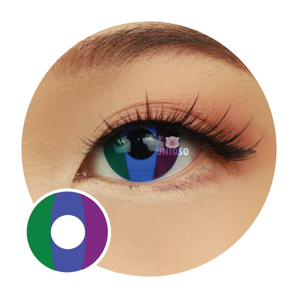 Sweety Pride Blue (1 lens/pack)-Colored Contacts-SweetyCon