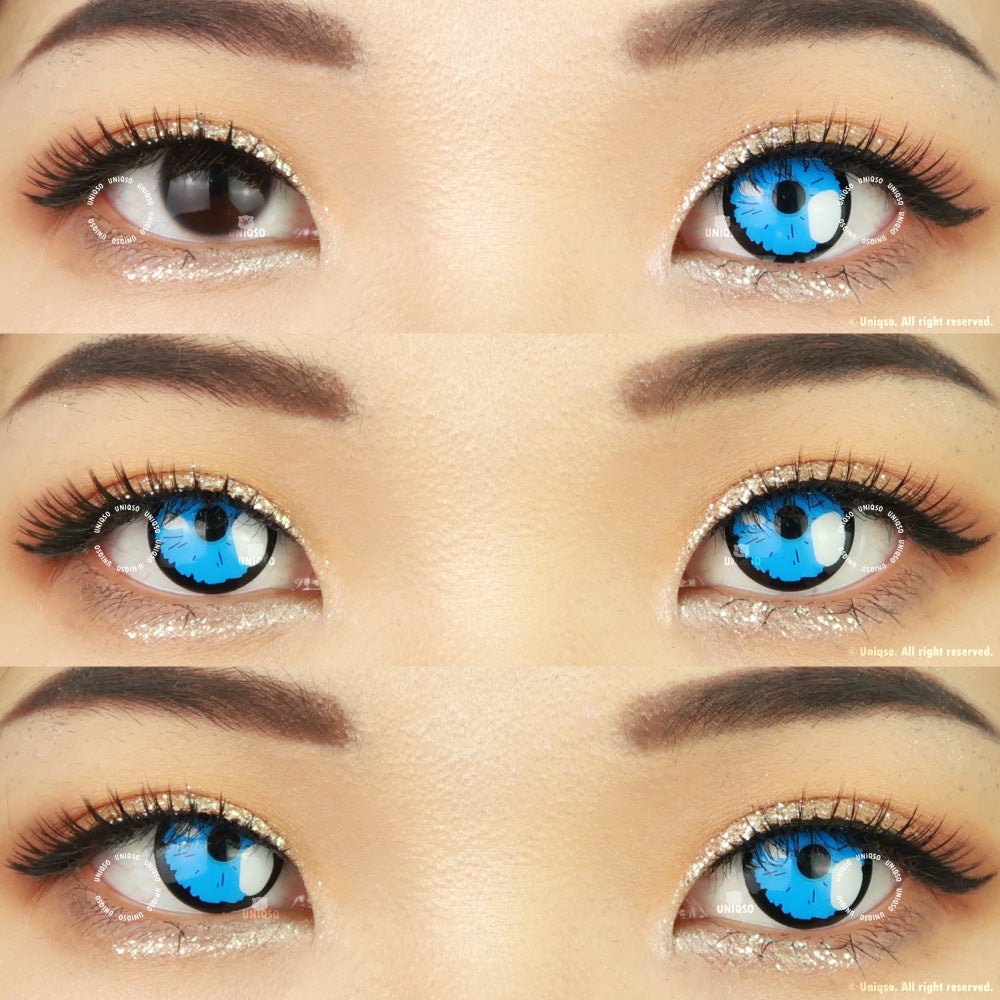 Sweety Real Anime Blue (1 lens/pack)-Colored Contacts-SweetyCon