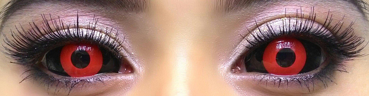 Sweety Red Sclera Contacts Tokyo Ghoul - Red Ghoul/Gremlin (1 lens/pack)-Sclera Contacts-SweetyCon