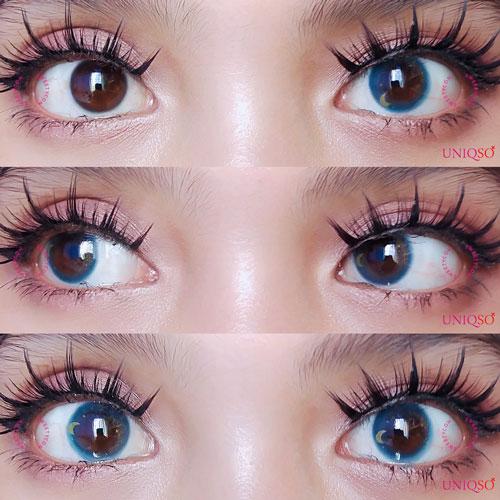Sweety Starry Blue colored contacts
