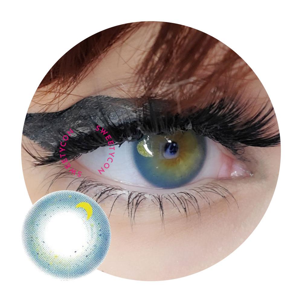 Sweety Starry Blue colored contacts