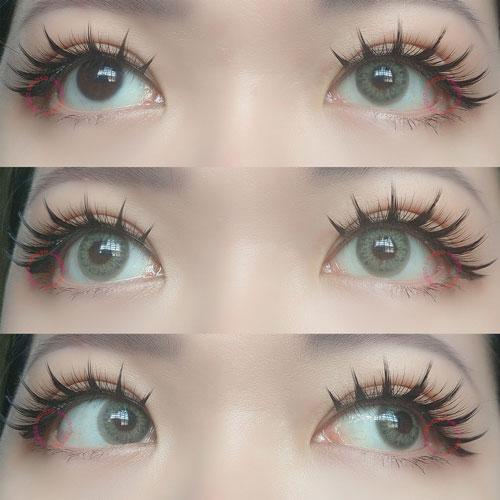 Sweety Taylor Green (1 lens/pack)-Colored Contacts-SweetyCon