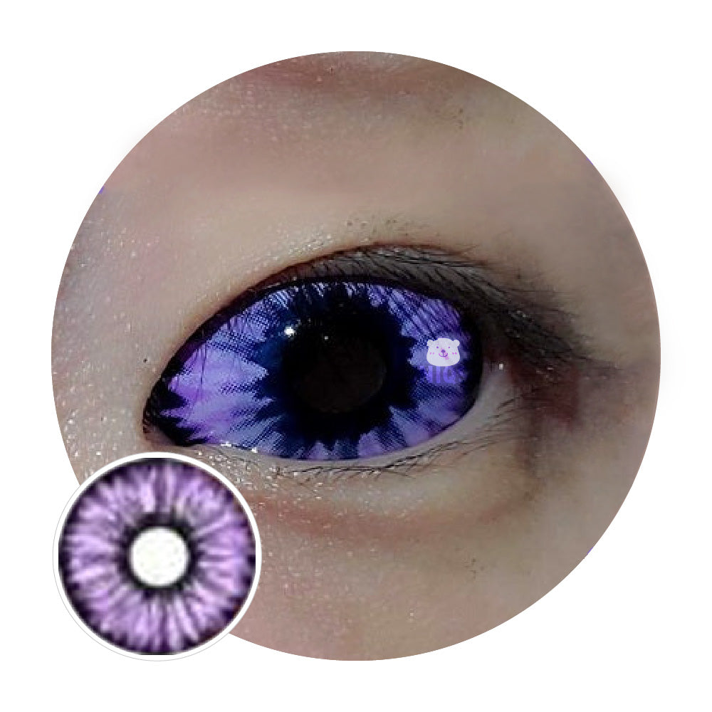 Sweety Violet Sclera Contacts - Elf Purple (1 lens/pack)-Sclera Contacts-SweetyCon
