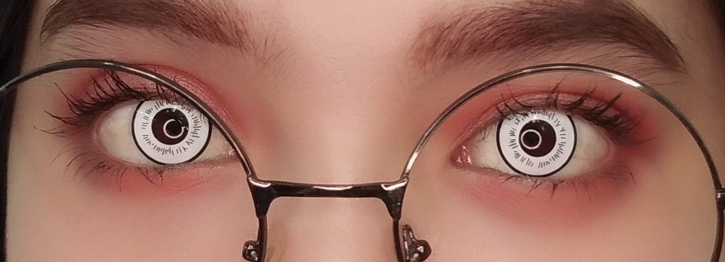 Sweety White Aura (No Vision Block) (1 lens/pack)-Crazy Contacts-SweetyCon
