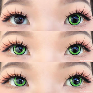 Sweety Mini Nebulous Green-Colored Contacts-UNIQSO