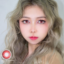 Load image into Gallery viewer, Sweety Milkshake Red-Colored Contacts-UNIQSO
