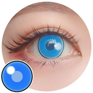 Sweety Anime Cloud Rim Blue-Colored Contacts-UNIQSO