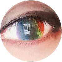 Load image into Gallery viewer, Sweety Multil Rainbow II (1 lens/pack)-Colored Contacts-UNIQSO
