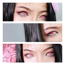 Load image into Gallery viewer, Sweety Demon Slayer - Nezuko Kamado (Demon Form) (1 lens/pack)-Colored Contacts-UNIQSO
