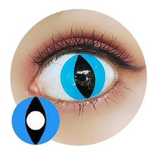 Load image into Gallery viewer, Sweety Crazy Aqua Cat (1 lens/pack)-Crazy Contacts-UNIQSO
