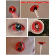 Load image into Gallery viewer, Sweety Sclera Contacts Jagged Teeth (1 lens/pack)-Sclera Contacts-UNIQSO
