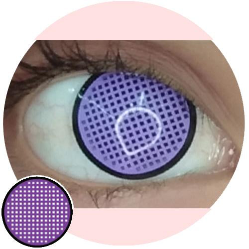 Sweety Crazy Violet Mesh Rim (1 lens/pack)