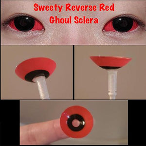 Sweety Reverse Red Ghoul Sclera Contacts-Sclera Contacts-UNIQSO
