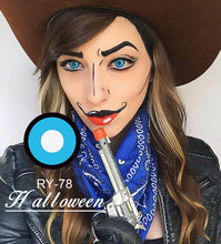 Load image into Gallery viewer, Sweety Crazy Blue Manson/ Blue Zombie (1 lens/pack)-Crazy Contacts-UNIQSO
