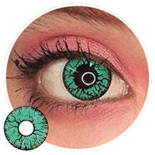 Load image into Gallery viewer, Sweety Crazy Green Blood Eyes (1 lens/pack)-Crazy Contacts-UNIQSO
