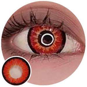 Sweety Snow Red-Colored Contacts-UNIQSO