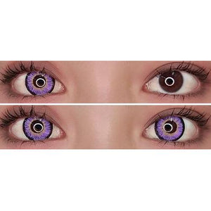 Sweety Snow Violet (1 lens/pack)-Colored Contacts-UNIQSO