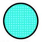 Sweety Crazy Cyan Mesh / Blue Screen with Black Rim (1 lens/pack)-Crazy Contacts-UNIQSO