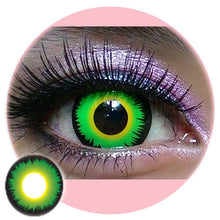 Load image into Gallery viewer, Sweety Crazy Green Werewolf (1 lens/pack)-Crazy Contacts-UNIQSO
