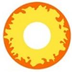 Sweety Crazy Yellow Sun / Pennywise (1 lens/pack)