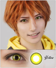 Load image into Gallery viewer, Sweety Free Yellow (1 lens/pack)-Colored Contacts-UNIQSO
