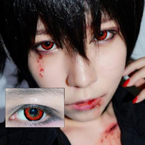Sweety Ice Bright Red-Colored Contacts-UNIQSO