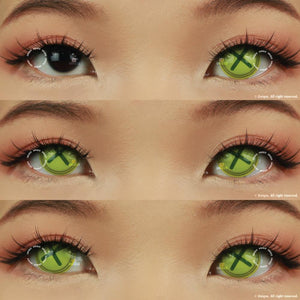 Sweety Crazy Button Eye Green (1 lens/pack)-Crazy Contacts-UNIQSO